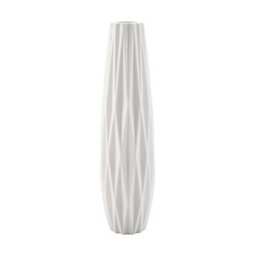 Living And Home White European Ceramic Sim Tall Vase Table Flower Stand Art Decoration 45Cm (H) - thumbnail 4