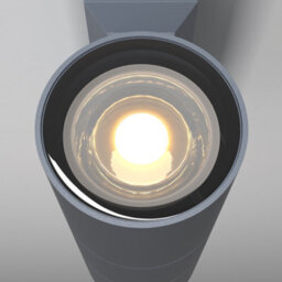 Luminosa Lighting Luminosa Bowery Outdoor Up Down Wall Lamp Grey Ip54 2Xgu10 - thumbnail 2