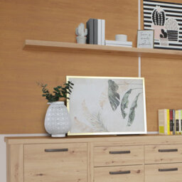 Furniture To Go Corona 200Cm Wall Shelf In Artisan Oak - thumbnail 5
