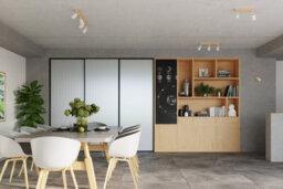 Luminosa Lighting Luminosa Verdo Modern Ceiling Spotlight Bar Wood, White 4X Gu10 - thumbnail 8