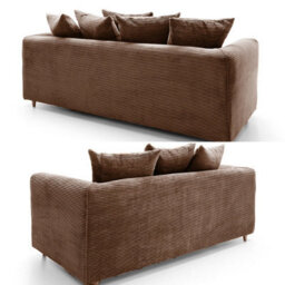 SquareBoxx Lennox Chocolate Sofa Set 3 Seater +2 Seater - thumbnail 4
