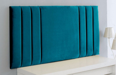 "Adore Designs Rio Plush Velvet 2Ft6 Small Single 20"" Headboard - Mallard"