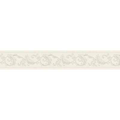 As Creation Bricoflor Cream Neutral Border With Embossing For Dining Room Cream Baroque Style Wallpaper 5.00 X 0.08 M - image 1