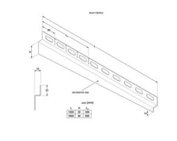 Ilcom Sloped Right Floor Shower Profile Lsp 12mm X 1800mm  Black Polished Stainless Steel - thumbnail 4