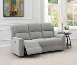 Erdington Power Recliner 3 Seater Sofa - Light Grey