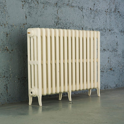 Arroll Neo-Classic Cream 4 Column Radiator, (W)994mm X (H)660mm