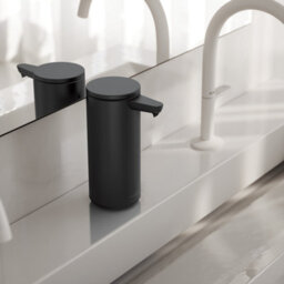 Simplehuman 266Ml Rechargeable Sensor Soap Pump, Automatic Hand Motion Soap Dispenser, Mattee Black Steel - thumbnail 6