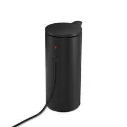 Simplehuman 266Ml Rechargeable Sensor Soap Pump, Automatic Hand Motion Soap Dispenser, Mattee Black Steel - thumbnail 3
