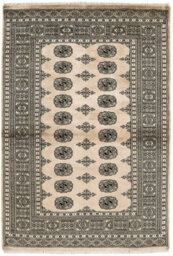 Beige Handmade Traditional Wool Bordered Floral Bedroom & Living Room Rug -170Cm X 240Cm - thumbnail 4