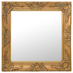 Vidaxl Wall Mirror Baroque Style 50X50 Cm Gold - thumbnail 1