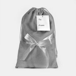 Ohs Cosy Fleece Gift Set Womens Christmas Winter Hot Water Bottle 5Pc - Grey - thumbnail 4