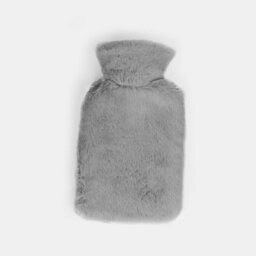 Ohs Cosy Fleece Gift Set Womens Christmas Winter Hot Water Bottle 5Pc - Grey - thumbnail 5