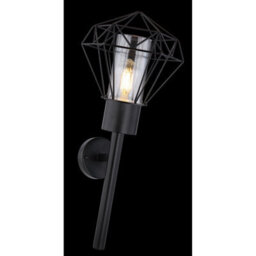 Luminosa Lighting Luminosa Horace Torch Outdoor Wall Lamp Black Ip44 1X E27 - thumbnail 5