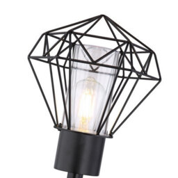 Luminosa Lighting Luminosa Horace Torch Outdoor Wall Lamp Black Ip44 1X E27 - thumbnail 4