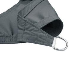 Sundaze 3X3X3M Triangle Anthracite Sun Shade Sail Outdoor Garden Patio Sunscreen Uv Block With Free Rope - thumbnail 2