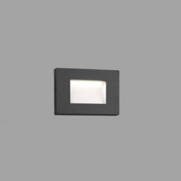 Luminosa Lighting Luminosa Spark Outdoor Led Recessed Wall Light Dark Grey 5W 3000K Ip65