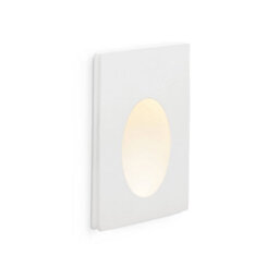 Luminosa Lighting Luminosa Plas Led 1 Light Indoor Recessed Wall Light White Plaster - thumbnail 1