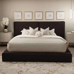 Stratus Interiors Rowen Platform Bed Frame Minimalist Style With Storage Option - Gas Lift Storage - Double - thumbnail 4