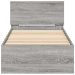 Walplus Engineered Wood Bed Frame With Headboard Rgb Led Lights And Slatted Base For Bedroom - thumbnail 7