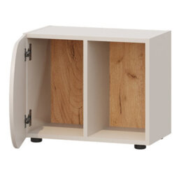 Heze Furniture Ping Multifunction Horizontal Cabinet Shelf Unit Kids Bedroom - Cashmere - thumbnail 5