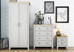 LPD Lancaster 3-Piece Bedroom Set - Classic Grey & Oak Elegance At Great Value - thumbnail 5