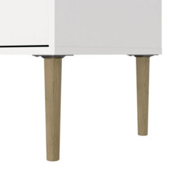 Furniture To Go Media Tv-Unit With 2 Doors + 1 Drawer In White - thumbnail 9