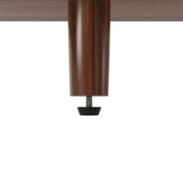Abrihome Tall Sideboard Cabinet With Rattan Doors & Glass Sliding Doors, Natural Wood Effect, 174.5Cm - thumbnail 7