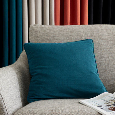 Catherine Lansfield Wilson Velvet 45X45Cm Cushion Green - image 1