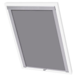 Berkfield Decorative Blackout Roller Blinds Grey U08/808 - thumbnail 1