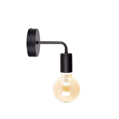 Luminosa Lighting Luminosa Nixon Wall Lamp Black, 16Cm, 1X E27