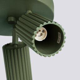 Luminosa Lighting Luminosa Karbon Minimalist Ceiling Spotlight Cluster 3 Light Olive Green - thumbnail 8
