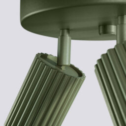 Luminosa Lighting Luminosa Karbon Minimalist Ceiling Spotlight Cluster 3 Light Olive Green - thumbnail 7
