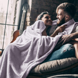 Snug Rug Blanket Luxury Sherpa Fleece Sofa Tv Throw Gift Blankets 127X178Cm - Lilac Grey - thumbnail 5