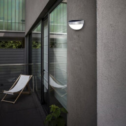 CGC Lighting Cgc Amy Stainless Steel Solar Led Wall Light With Motion Sensor - thumbnail 2