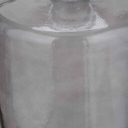 Pacific Lifestyle Tall Grey Recycled Glass Bottle Vase - thumbnail 5