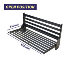 Foldaway  Wall Mounted Bench. Quick And Easy Installation. Multiuse Open 1030mm X 510mm Closed 1030mm X 160mm - thumbnail 2