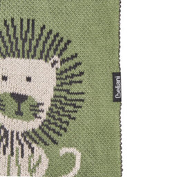 Beliani Blanket Rusami Cotton 130 X 170 Cm Green - thumbnail 6