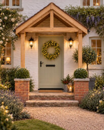 Pegdev 80Cm Pre Lit Christmas Wreath With Warm White Leds - thumbnail 2