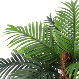 Living And Home Artificial Plant Artificial Tree Fake Palm Tree House Plant Indoor Outdoor Decorative In Black Plastic Pot H 100 Cm - thumbnail 8
