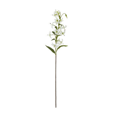Wyld Haus Set Of 3 Turks Cap Green Lily Artificial Flower Sprays 820mm - image 1