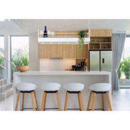 Lucide Miravelle Cottage Bar Pendant Light - 6Xgu10 - White - thumbnail 4