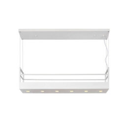 Lucide Miravelle Cottage Bar Pendant Light - 6Xgu10 - White - thumbnail 2
