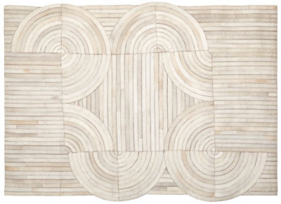Orsina Bosie Safira Small Natural Hair On Leather Rug - image 1