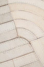 Orsina Bosie Safira Small Natural Hair On Leather Rug - thumbnail 4