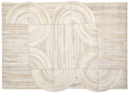 Orsina Bosie Safira Small Natural Hair On Leather Rug - thumbnail 1