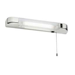 First Choice Lighting Set Of 2 Rise - Chrome Led Bathroom Shaver Lights - thumbnail 2
