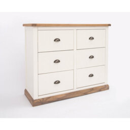 Cabinet Bits Tropea 6 Drawer Chest Of Drawers Brass Cup Handle - thumbnail 3