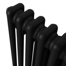 MonsterShop Traditional 2 Column Radiator - 600 X 832 mm - Black - thumbnail 8