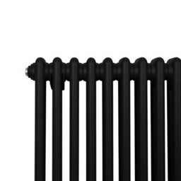 MonsterShop Traditional 2 Column Radiator - 600 X 832 mm - Black - thumbnail 3