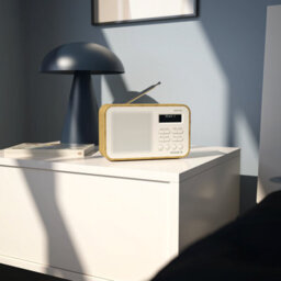 Azatom Desire X Dab / Dab+ Radio Mains & Battery, Bluetooth, Alarms, Fast Presets (Oak) - thumbnail 2